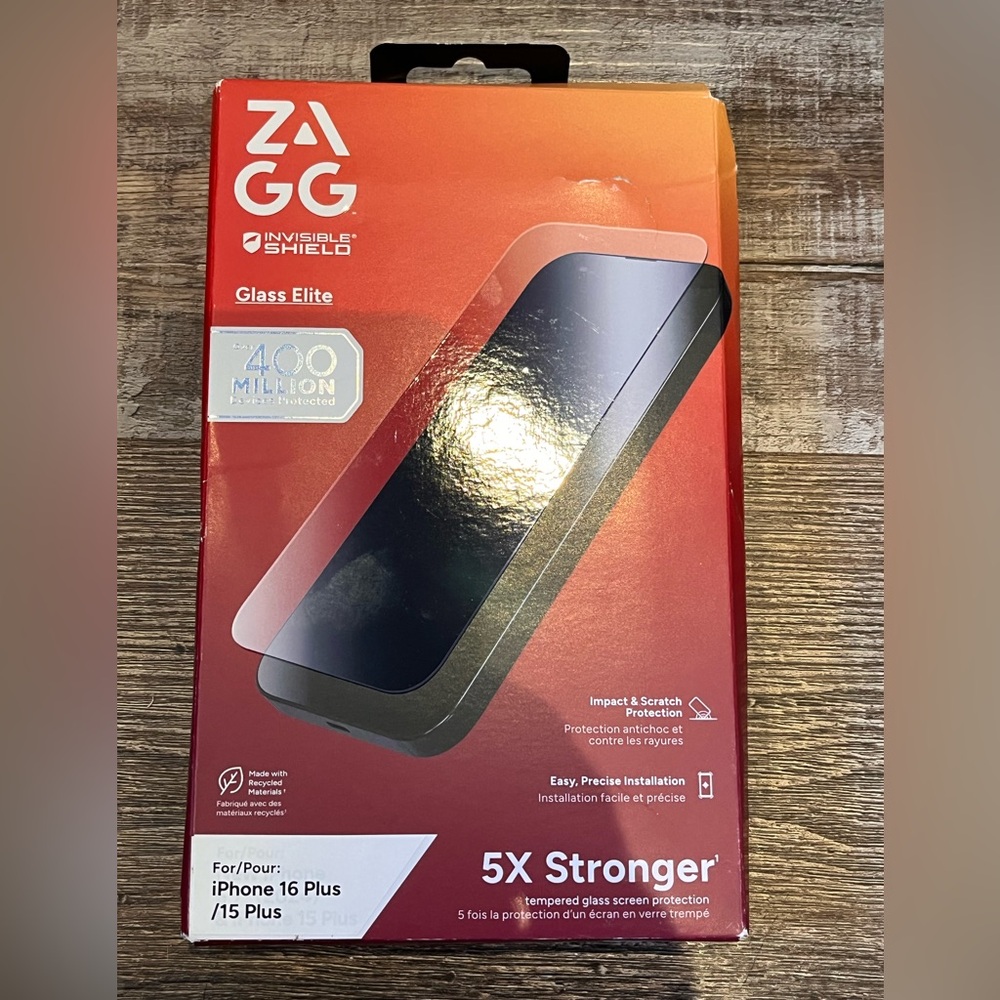 🌙 B93 Glass Elite Screen Protector for iPhone 15 & 16 Plus - Black